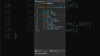 10 Ways to declare integers in java 
