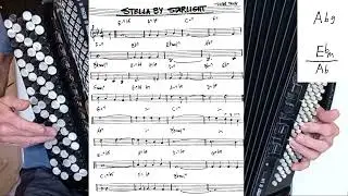 Stella by Starlight (score, jazz chords fingering for Left Hand)