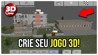COMO CRIAR UM JOGO 3D NO CELULAR | CRIANDO UM JOGO NO 3D MAP - 3D MAP CONSTRUCTOR