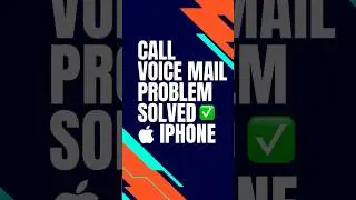 Voicemail after Call Problem in iphone solved | #iphone #viralshort #tech #apple #shorts #technical