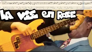 La Vie en rose Louis Armstrong Bass tabs