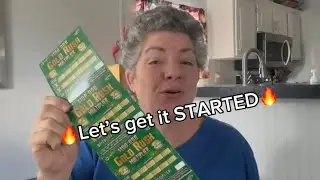 NEW $2 gold rush multiplier florida lottery scratch off tickets