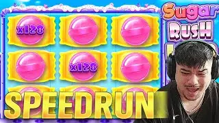 We Tried to SpeedRun a MAX WIN on SUGAR RUSH 1000...
