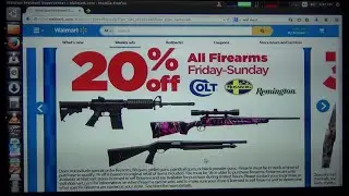 Walmart Black Friday Sale 2014 - 20% off on firearms - HD