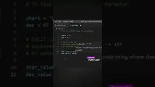 Find ASCII value in Python | FlyBY Code | #short #python #ascii #coding