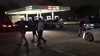 Car meet Sideshow out of control at Copperfield 1 Burnouts group