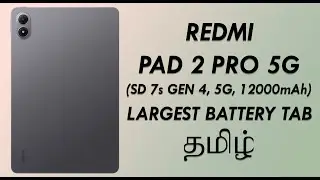 Redmi Pad 2 Pro Tamil | 2.5K 120Hz Display + Snapdragon 7s Gen 4! 