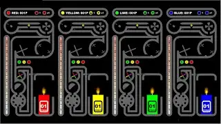 Hot Streak 2 - Algodoo Marble Race (4 Colors)