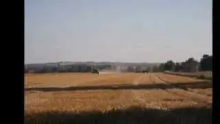 Żniwa 2013 czyli John Deere 1470 i Pszenica Jara | Podkarpacie | HD