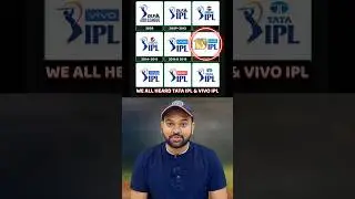 IPL Title Sponsor History 🤯 #ipl #cricket