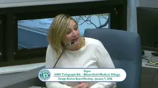 Bloomfield Township Design Review Board Meeting January 7, 2026