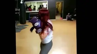 Sarah Giercksky MMA Training