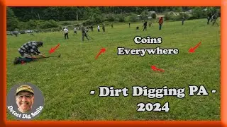 Metal detecting at DIRT DIGGING PA 2024. What did I find this year?