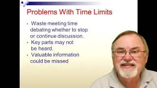Meeting Time Limits