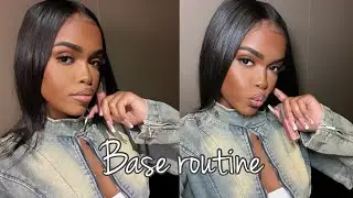 My current base routine step by step | GRWM