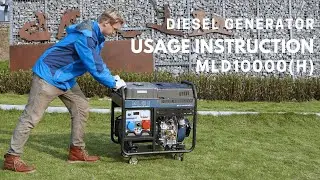 Best generator for home use! How to use MLD10000HE quite diesel portable electric generator