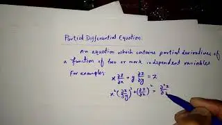 01 Partial differential equation