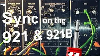 Sync on the Behringer System 55 921 & 921B VCOs