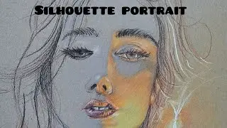 Silhouette portrait #shadow art(imrana art studio)