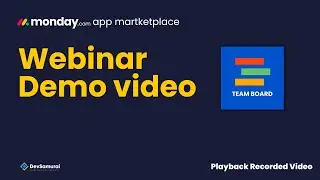 TeamBoard: Resource Planning for monday.com | Demo Video