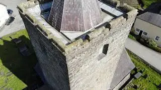 Eglwys Llanfihangel y Creuddyn - (roof top view)