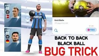 Black Ball Trick in Gold Ball Pack PES 2020 Mobile Bug trick to get black ball from gold ball+