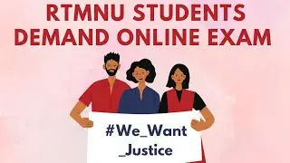 RTMNU students demand online exam 🔥🔥|| RTMNU updates || Digital protest for online exam 🔥🔥