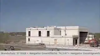 Bau der Luftrettungsstation Angermünde im Zeitraffer