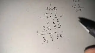 How to multiply decimal numbers. (5th grade math)