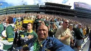 National Anthem at Lambeau Field Green Bay Packers Opening Day  2025