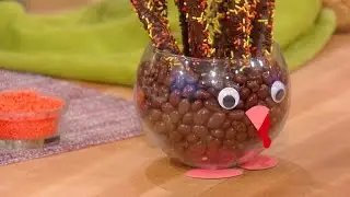 Candace Cameron Bure's Chocolate-Covered Turkey Centerpiece