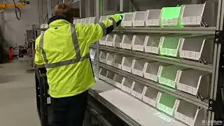 Manufacturing Kitting Process Guided by Projected Augmented Reality Work Instructions