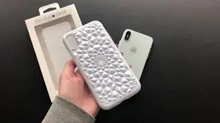 FELONY CASE // Gloss White Kaleidoscope Case for iPhone X
