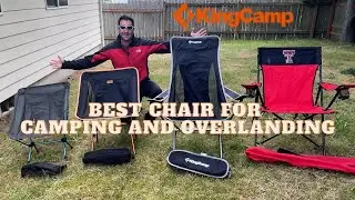 Best Chair For Camping and Overlanding? KingCamp High Sling Back Folding Chair
