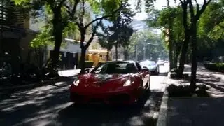 Ferrari 430 Scuderia y Lamborghini Gallardo en M&eacute;xico D.F.