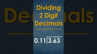 Dividing Two-Digit Decimals