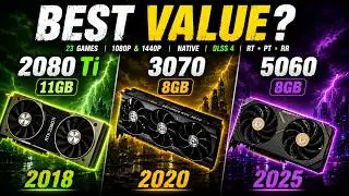 RTX 2080 Ti vs RTX 3070 vs RTX 5060 | Best Value in 2026? (NATIVE, DLSS 4, RT, PT, RR)
