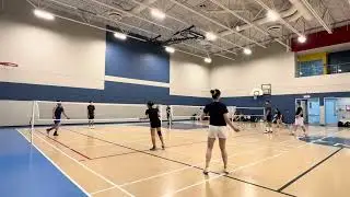 Badminton match at ENA | 21.06.2025 | Jimmy & Patrick vs Louise & Kelly 🏸🌻☀️