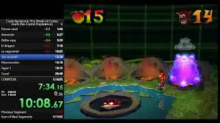 Crash Twoc any% (No level skips) in 58:44