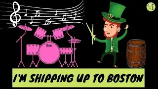 I'm shipping up to Boston - Dropkick Murphys || Drum sheet music/score and drum cover