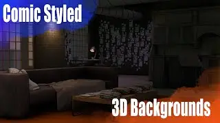 Backgrounds for webcomics | Blender Grease pencil