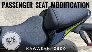 KAWASAKI Z900 - PASSENGER SEAT MODIFICATION || Corbin Seats for Z900 || Z900 TOURING SET UP ||