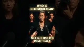 Met Gala में ShahRukh Khan की Insult? | SRK Trolled!🔥😱#shorts#bollywood #srk