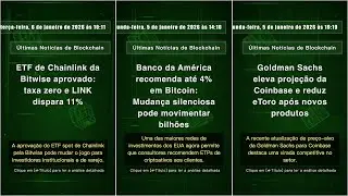 Not&iacute;cias de Blockchain: quarta-feira, 7 de janeiro de 2026 &agrave;s 04:39 #QixNewsCrypto