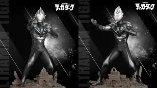 New Ultraman Tiga Dark version statue revealed by Beast Kingdom