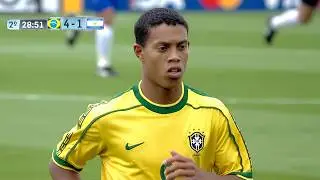19 year old Ronaldinho DESTROYING Argentina