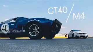 GT40 owner drives BMW M4! | Recreated PORSCHE 917 vs GT40 on track!