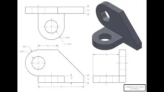 SolidWorks Education Detailed Drawing Exercises Tutorial 25