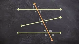 Geometry - Identifying Corresponding Angles from a Figure