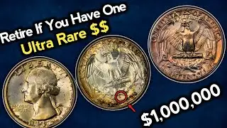 Top 4 Most Valuable Washington Quarters Worth Millions! | Rare U.S. Coins You Might Have 